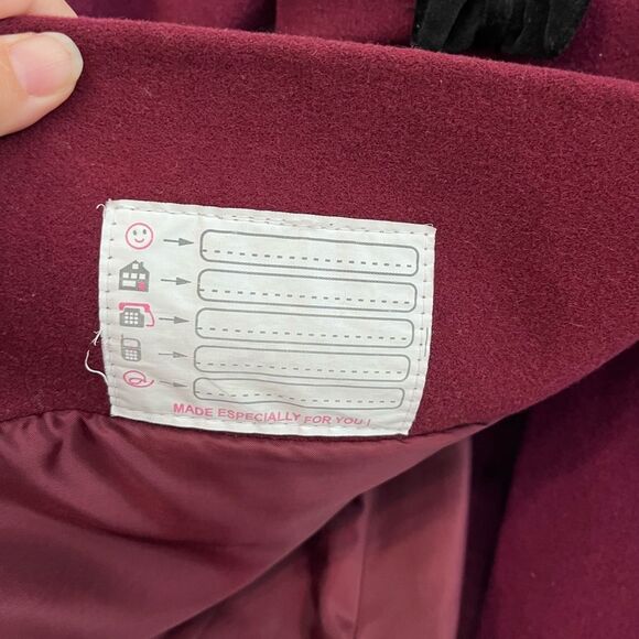 Rothschild Wool PEACOAT with Matching Hat Girls 3T Toddler - Picture 4 of 11